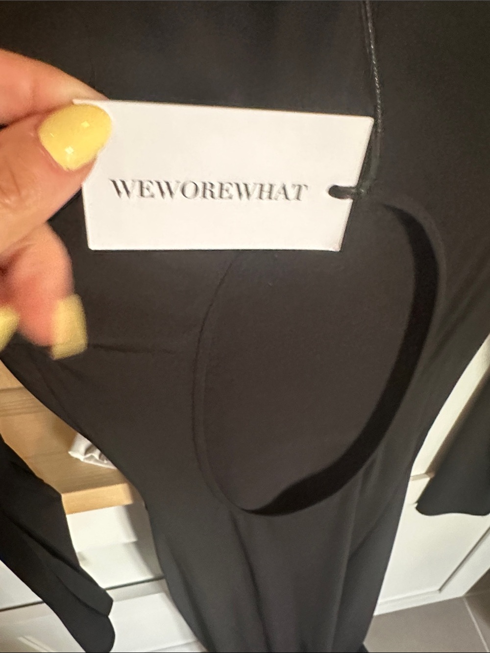 WeWoreWhat Black Long-Sleeve Maxi Dress - Picture 3 of 4